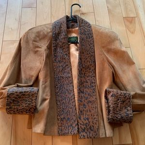 Vintage DANIER  leather coat.